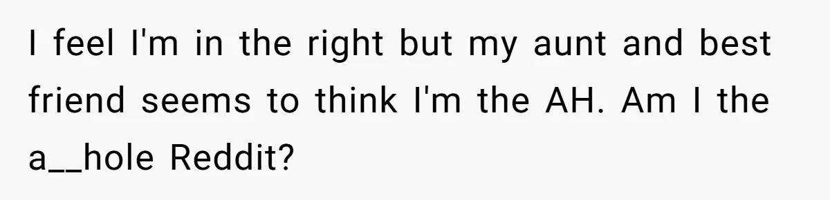 Mature Daughter Defends Her Right To Stay In Bed All Weekend Against Father's Criticism I feel I'm in the right but my aunt and best friend seems to think I'm the AH. Am I the a__hole Reddit?