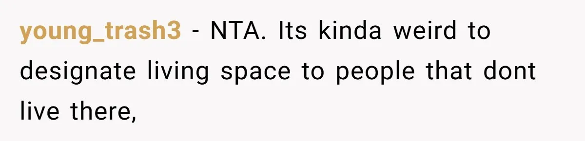 Dad Moves On After Wife’s Death, But Is He Wrong For Remodeling The Home And Excluding His Stepchildren? young_trash3 − NTA. Its kinda weird to designate living space to people that dont live there,