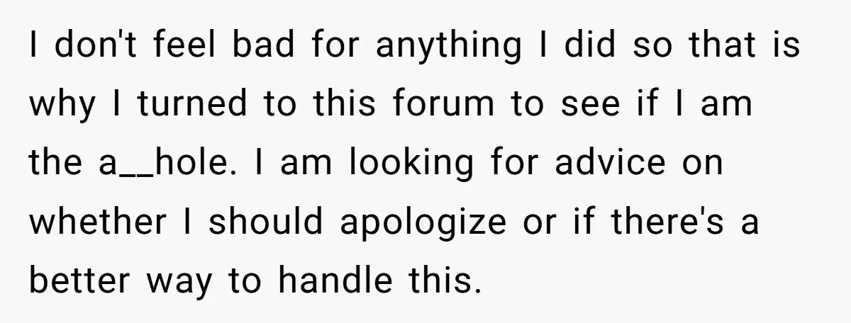She Agreed With Her Coworker About “Thin Hair,” and Somehow That Turned Into a Workplace Feud I don't feel bad for anything I did so that is why I turned to this forum to see if I am the a__hole. I am looking for advice on...