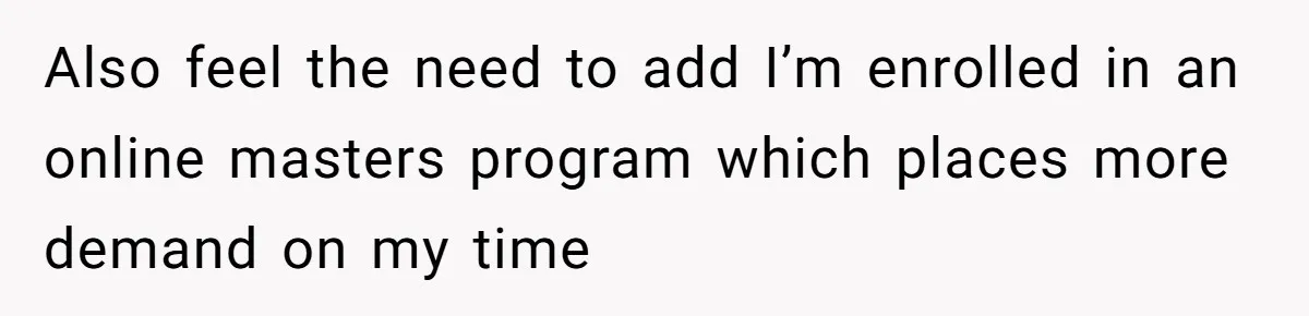 Exhausted Nurse Collapses Into Bed After Brutal Shifts But Wife Demands Diaper Change Immediately Also feel the need to add I’m enrolled in an online masters program which places more demand on my time