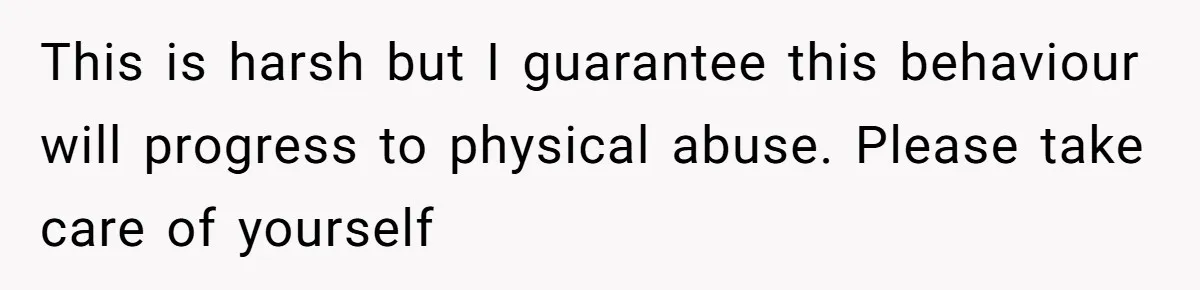 Woman’s Partner Calls Her ‘Embarrassing’ During Labor, She’s Now Looking For A Way Out This is harsh but I guarantee this behaviour will progress to physical abuse. Please take care of yourself