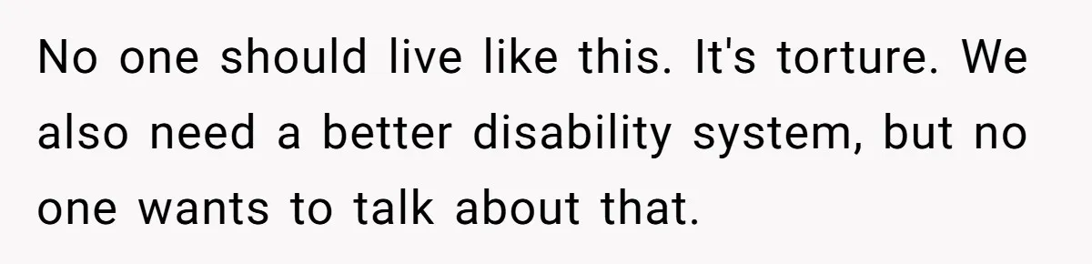 Woman Calls Out Society For Expecting Women To Work Through Period Pain No one should live like this. It's torture. We also need a better disability system, but no one wants to talk about that.