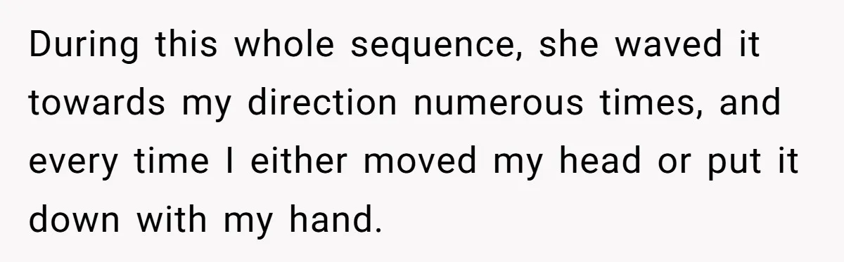 Guy Issues Breakup Ultimatum After Girlfriend Waves Gun At Him During Night Out During this whole sequence, she waved it towards my direction numerous times, and every time I either moved my head or put it down with my hand.