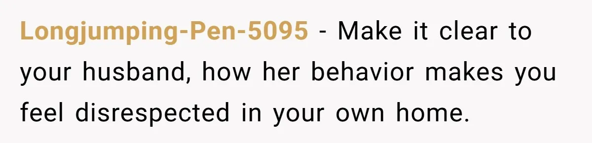 Woman Considers Telling Her Husband’s Friend To Stay Out Of Their Home Gym After They Used Their Gym Equipment Without Asking Longjumping-Pen-5095 − Make it clear to your husband, how her behavior makes you feel disrespected in your own home.