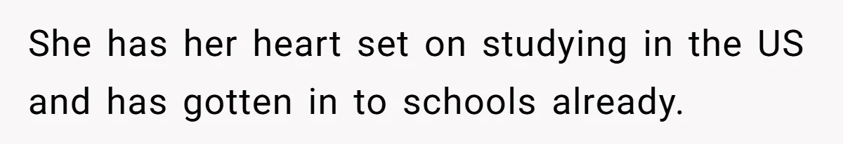 She’s Thinking of Saying No to Her Husband Risking His Parents’ Home for a Relative’s Loan, and It’s Turning Into a Serious Marriage Decision She has her heart set on studying in the US and has gotten in to schools already.