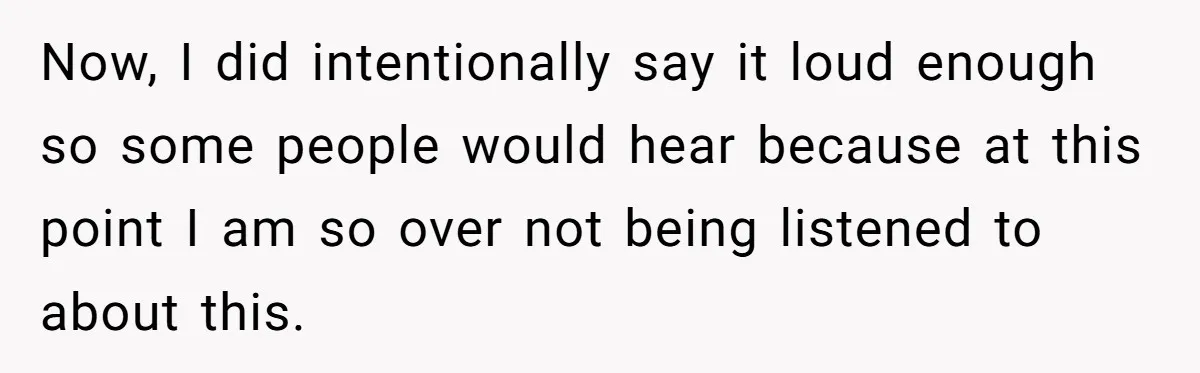 Wife Calls Out Husband Loudly At Family Dinner After Years Of "Tasering" Now, I did intentionally say it loud enough so some people would hear because at this point I am so over not being listened to about this.