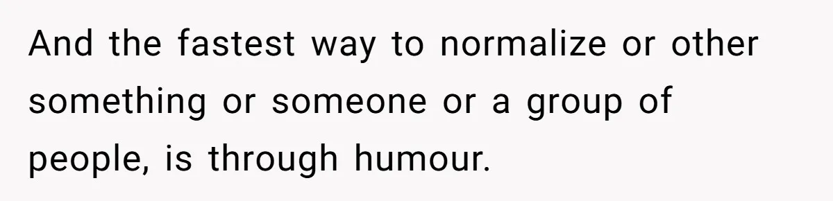 Wife Calls Out Husband Loudly At Family Dinner After Years Of "Tasering" And the fastest way to normalize or other something or someone or a group of people, is through humour.