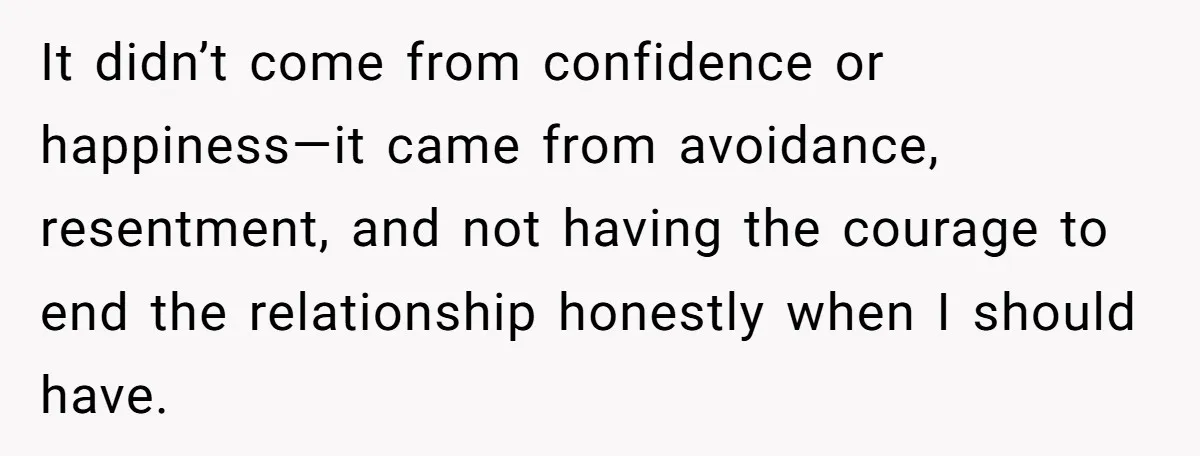 Husband Refuses Ex Wife Simple Favor While She Serves In Army Because She Wants Divorce It didn’t come from confidence or happiness—it came from avoidance, resentment, and not having the courage to end the relationship honestly when I should have.