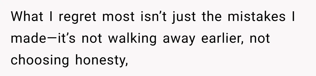 Husband Refuses Ex Wife Simple Favor While She Serves In Army Because She Wants Divorce What I regret most isn’t just the mistakes I made—it’s not walking away earlier, not choosing honesty,