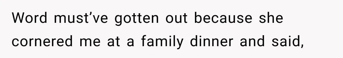 Sister-In-Law Excludes Family From Wedding Photos, Bride’s Payback Leaves Her Invisible Word must’ve gotten out because she cornered me at a family dinner and said,