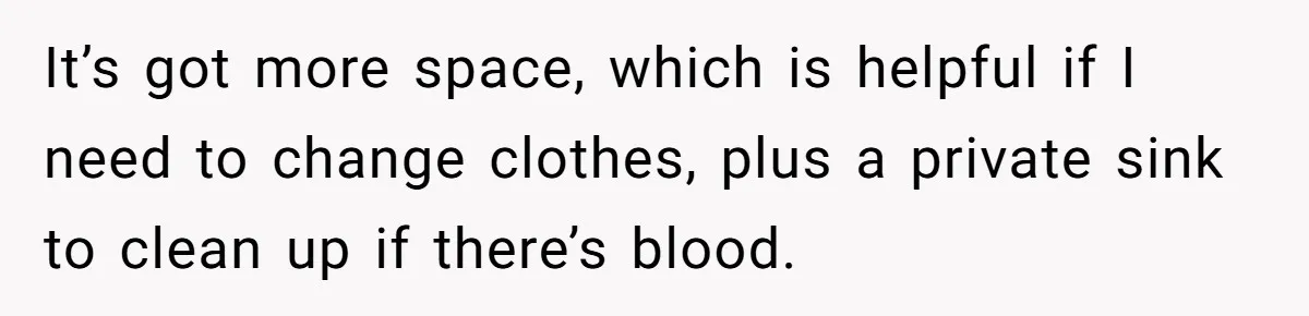 He Used the Accessible Toilet for a Condition You Can’t See, and Got Called Out for It It’s got more space, which is helpful if I need to change clothes, plus a private sink to clean up if there’s blood.