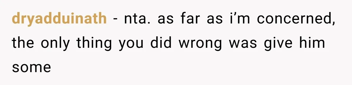 She Tries To Teach Her Colleague A Lesson About Snatching Things, Only To Make Everything Worse dryadduinath − nta. as far as i’m concerned, the only thing you did wrong was give him some