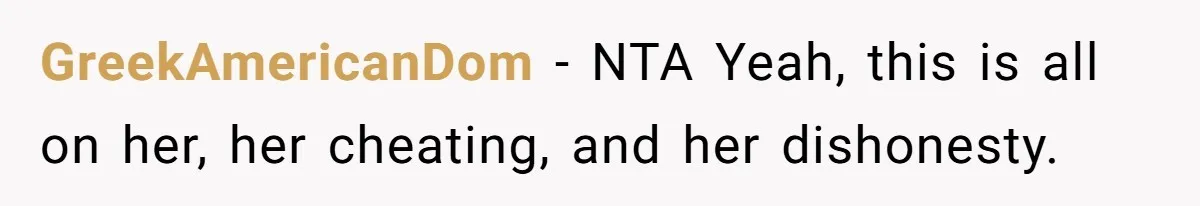 Dad Wants His Daughter To Pay Back The Wedding Costs After She Cheated, But She Thinks He’s Cruel GreekAmericanDom − NTA Yeah, this is all on her, her cheating, and her dishonesty.