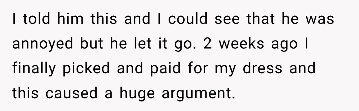 Man Thinks Wife-To-Be Deceiving Everyone By Wearing White, Wants Her To Wear Red Instead I told him this and I could see that he was annoyed but he let it go. 2 weeks ago I finally picked and paid for my dress and this...