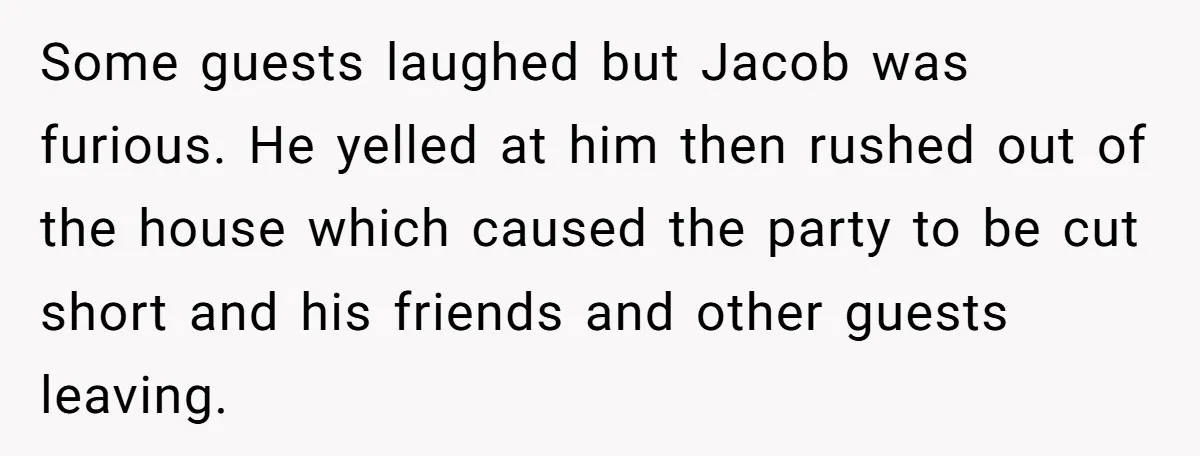 Stepdad Promises Car For Teen Birthday Then Delivers Crushing Surprise Instead Some guests laughed but Jacob was furious. He yelled at him then rushed out of the house which caused the party to be cut short and his friends and other...