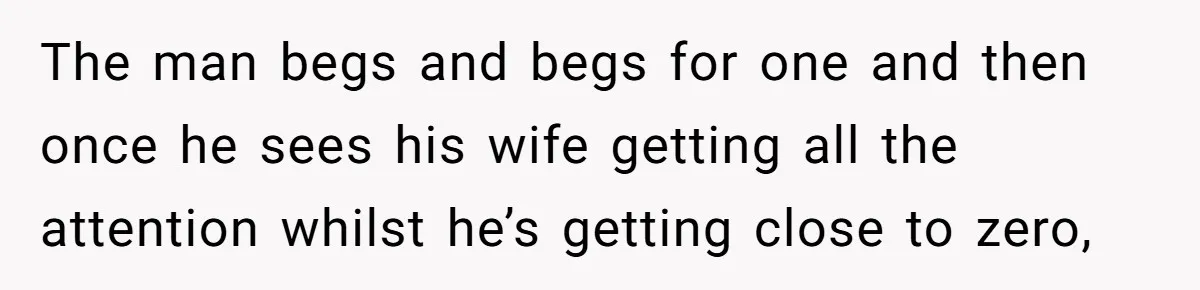 Dad Pushes For Open Marriage, Then Loses It When Mom Thrives Without Him The man begs and begs for one and then once he sees his wife getting all the attention whilst he’s getting close to zero,