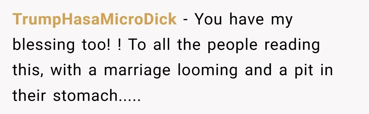 Husband Leaves Wife, Buys Cheap Apartment, Says He’s Happier Than Ever TrumpHasaMicroDick − You have my blessing too! ! To all the people reading this, with a marriage looming and a pit in their stomach.....