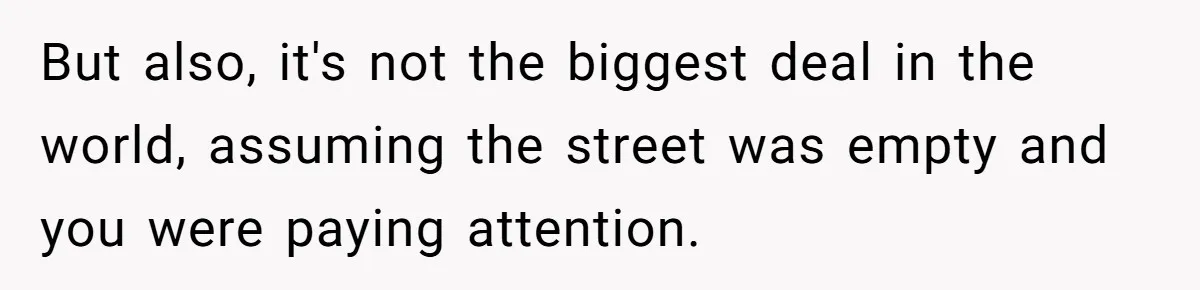 Dad Uses Crying Baby In Car To Escape Traffic Ticket At Night But also, it's not the biggest deal in the world, assuming the street was empty and you were paying attention.