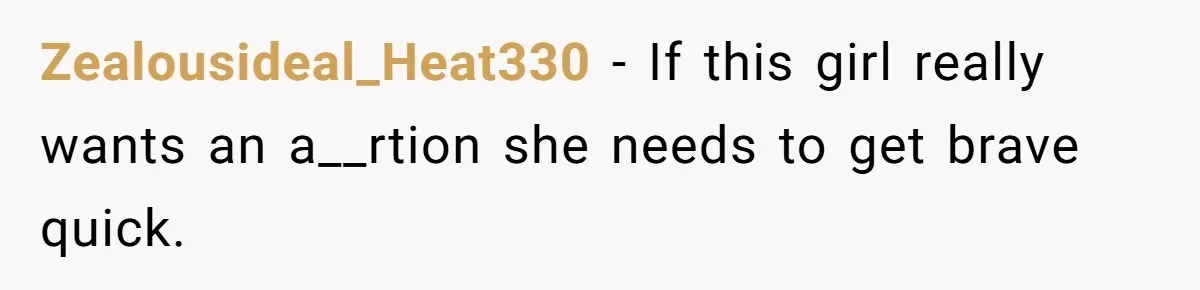 Mother Threatens Pregnant Teen Girlfriend's Family With Intentions To Give Up Her Baby Zealousideal_Heat330 − If this girl really wants an a__rtion she needs to get brave quick.