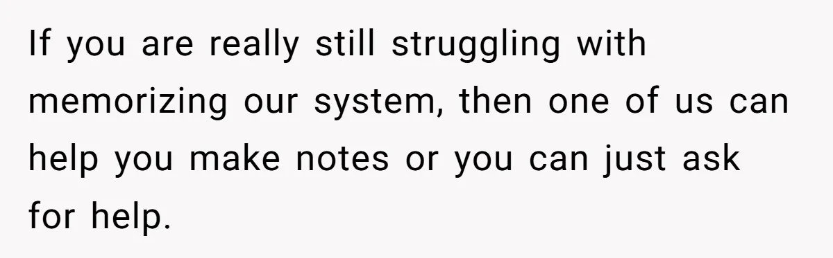 Tall Wife Snaps At Short Mother In Law Over Kitchen Stuffs Rearrangement If you are really still struggling with memorizing our system, then one of us can help you make notes or you can just ask for help.