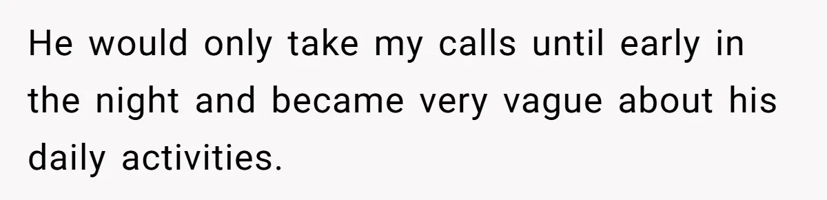 Stepmom Cancels Stepdaughter’s Birthday Bash After Discovering Dad Cheated, Now Family Wants Her To Forgive He would only take my calls until early in the night and became very vague about his daily activities.