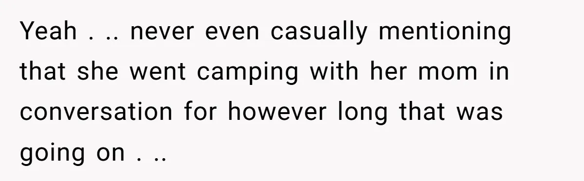 Stepmom Cancels Stepdaughter’s Birthday Bash After Discovering Dad Cheated, Now Family Wants Her To Forgive Yeah . .. never even casually mentioning that she went camping with her mom in conversation for however long that was going on . ..