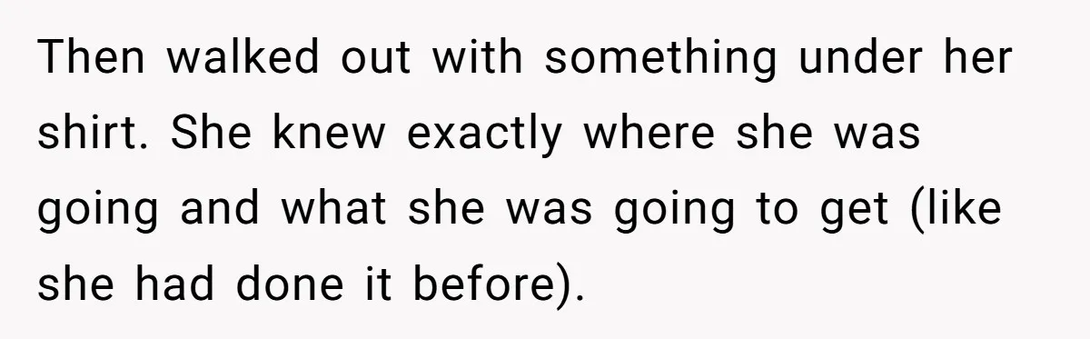 Roommate Sneaks Into Couple’s Bedroom And Uses Her Vibrator, Now They Feel Completely Violated Then walked out with something under her shirt. She knew exactly where she was going and what she was going to get (like she had done it before).