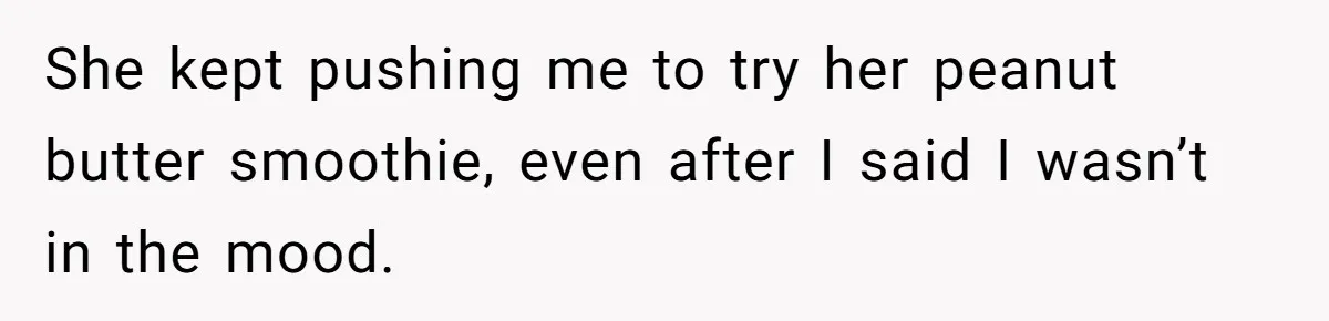 Man Fakes Peanut Allergy To Avoid One Date, Now He’s Been Lying To Everyone For Years She kept pushing me to try her peanut butter smoothie, even after I said I wasn’t in the mood.