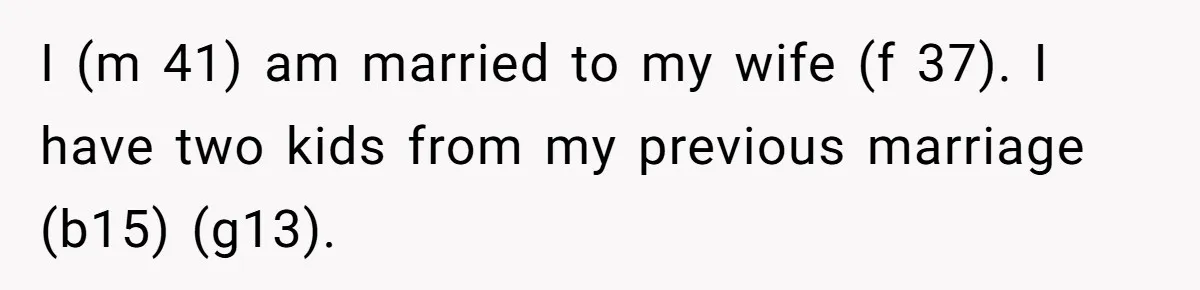 Grandma’s “Harmless Test” Backfires When Teen Calls Her Out And Dad Takes His Side I (m 41) am married to my wife (f 37). I have two kids from my previous marriage (b15) (g13).