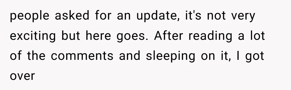 Family Drama Over $50 of Leftover Paint After Thousands Spent on Niblings people asked for an update, it's not very exciting but here goes. After reading a lot of the comments and sleeping on it, I got over
