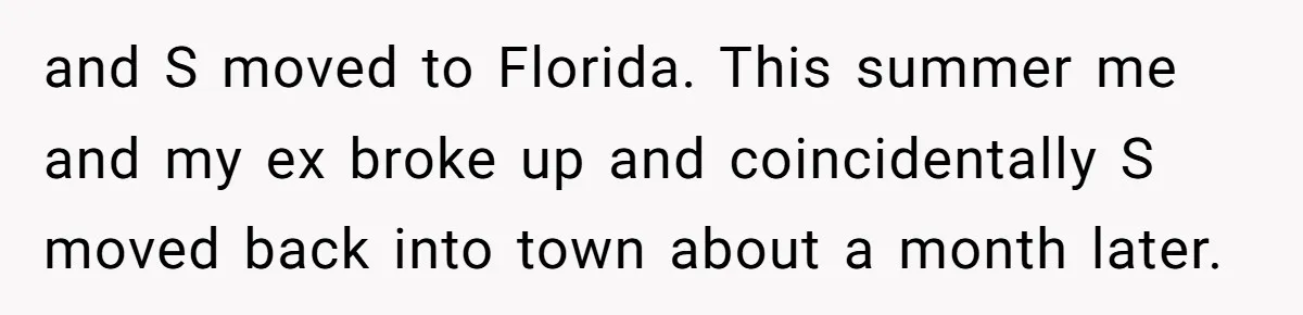 Secret "Finsta" Drama: When Your Bestie Pretends to Be Your Girlfriend Online and S moved to Florida. This summer me and my ex broke up and coincidentally S moved back into town about a month later.