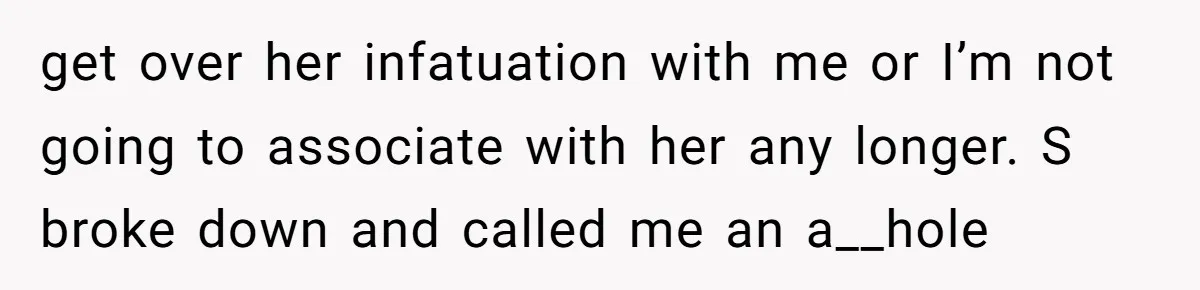 Secret "Finsta" Drama: When Your Bestie Pretends to Be Your Girlfriend Online get over her infatuation with me or I’m not going to associate with her any longer. S broke down and called me an a__hole