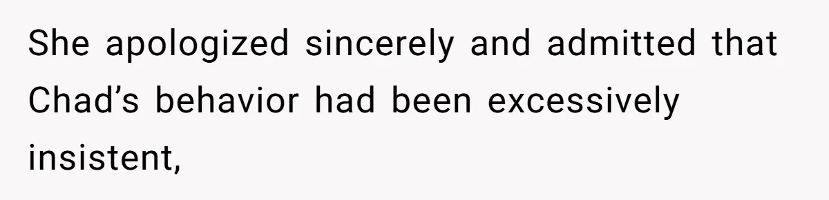 Mom Pulls Daughter Out Of Yoga Class After Instructor Gets Inappropriate She apologized sincerely and admitted that Chad’s behavior had been excessively insistent,