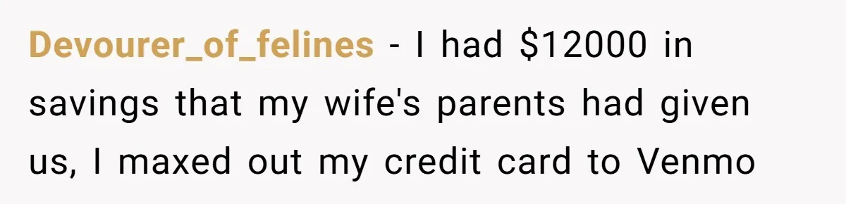 Dad Spends Daughter’s College Fund To Buy His Childhood Truck, Wife And Family Are Furious Devourer_of_felines − I had $12000 in savings that my wife's parents had given us, I maxed out my credit card to Venmo