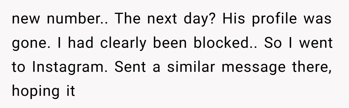 Ghosting, Blocking, and Unhinged Texts: A Farrier’s Exit Left This Horse Owner Completely Confused new number.. The next day? His profile was gone. I had clearly been blocked.. So I went to Instagram. Sent a similar message there, hoping it