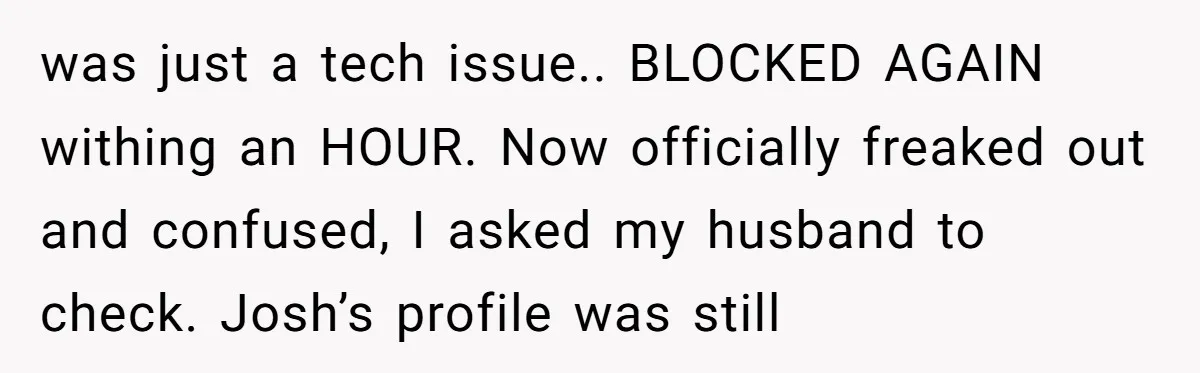 Ghosting, Blocking, and Unhinged Texts: A Farrier’s Exit Left This Horse Owner Completely Confused was just a tech issue.. BLOCKED AGAIN withing an HOUR. Now officially freaked out and confused, I asked my husband to check. Josh’s profile was still