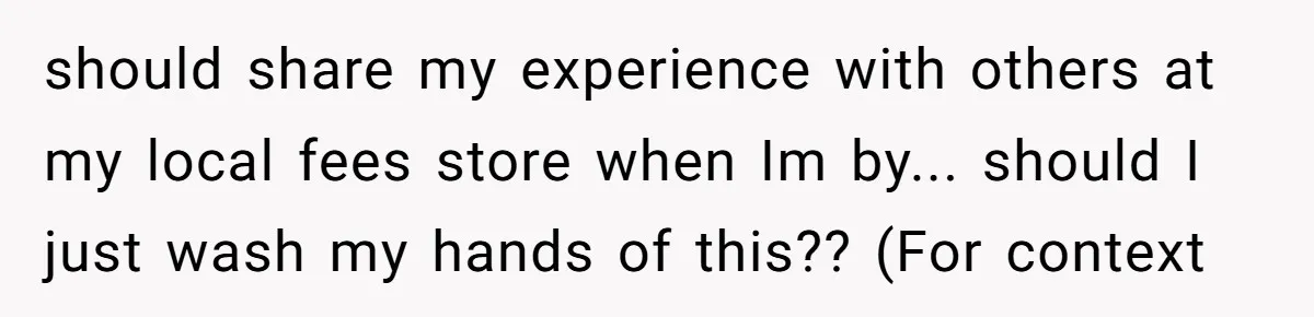 Ghosting, Blocking, and Unhinged Texts: A Farrier’s Exit Left This Horse Owner Completely Confused should share my experience with others at my local fees store when Im by... should I just wash my hands of this?? (For context