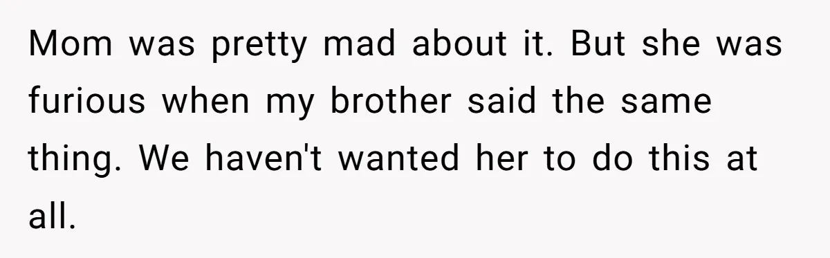 Teen Sides With Grandparents As Mother Sues Over College Funds For Half Sibling Mom was pretty mad about it. But she was furious when my brother said the same thing. We haven't wanted her to do this at all.