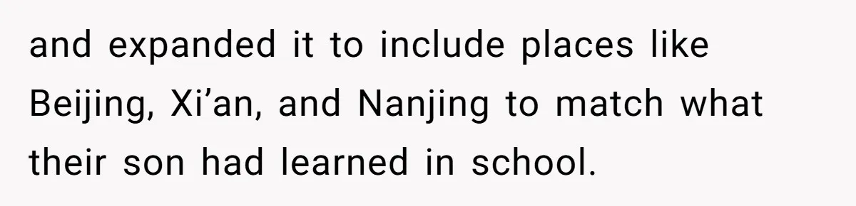 Man Faces Backlash For Not Adjusting China Trip To Fit His Brother-In-Law’s Fitness Limitations and expanded it to include places like Beijing, Xi’an, and Nanjing to match what their son had learned in school.
