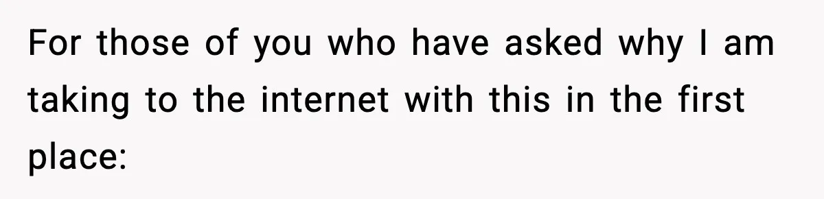 Mom Does Everything On “Her Day,” Tells Husband “Happy Father’s Day” Out Of Frustration For those of you who have asked why I am taking to the internet with this in the first place: