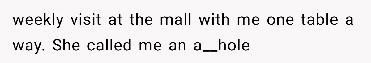 A Father Takes a Stand for His Children’s Health After Concerning Visitation Trends weekly visit at the mall with me one table a way. She called me an a__hole