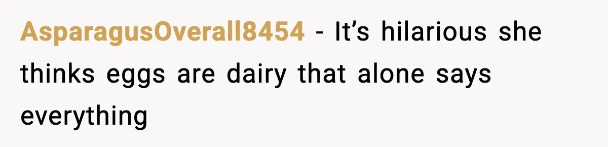 Man Defends Parenting Choice After Sister Accuses Him of Mansplaining Breastfeeding AsparagusOverall8454 - It’s hilarious she thinks eggs are dairy that alone says everything