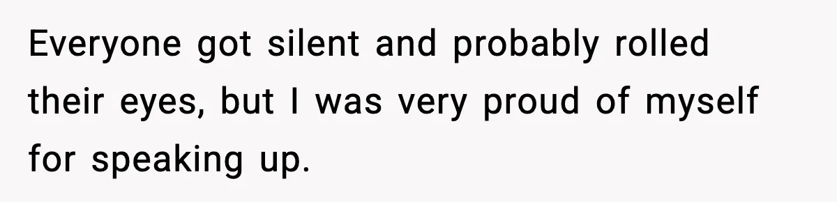 Mom Calls Out MIL After She Says Her Baby Is “Flirting” Everyone got silent and probably rolled their eyes, but I was very proud of myself for speaking up.