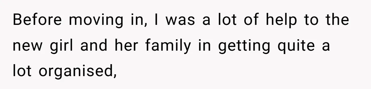 Entitled Parents Demand Access to Private Garden They Do Not Own Before moving in, I was a lot of help to the new girl and her family in getting quite a lot organised,