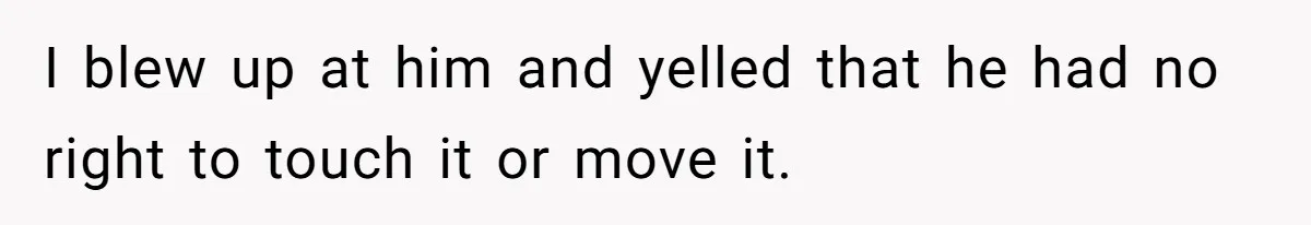 She Kicks Brother Out After He Steals Her Piano, Now Family Calls Her Cruel I blew up at him and yelled that he had no right to touch it or move it.