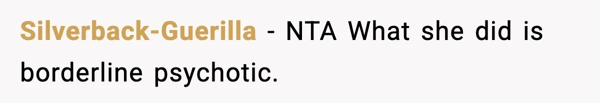 Silverback-Guerilla − NTA What she did is borderline psychotic.