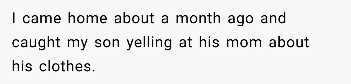12 Year Old Complains About Laundry, Dad Turns Spring Break Into A Reality Check I came home about a month ago and caught my son yelling at his mom about his clothes.