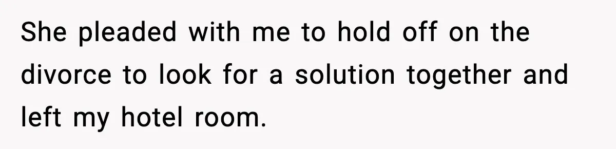 Husband Files For Divorce After Wife Reveals She’s Asexual, Then Finds Her Friend In His Bed She pleaded with me to hold off on the divorce to look for a solution together and left my hotel room.