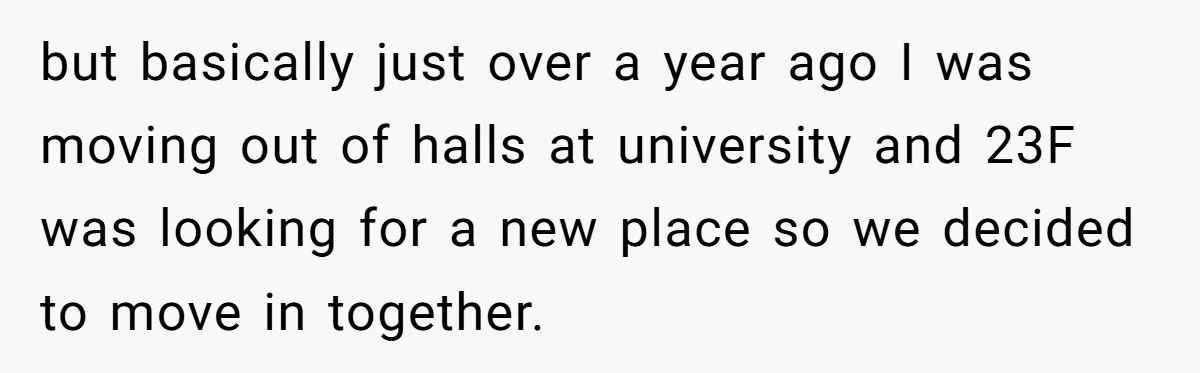 Roommates Ban One Man’s Boyfriend From Visiting, But Everyone Else’s Partner Is Fine but basically just over a year ago I was moving out of halls at university and 23F was looking for a new place so we decided to move in together.