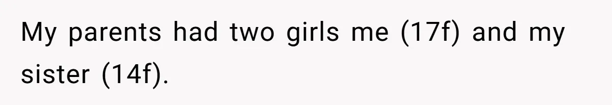 Teen Girl Exposes Parents’ Favoritism After Sister Calls Her Ungrateful For Wanting To Leave Home My parents had two girls me (17f) and my sister (14f).